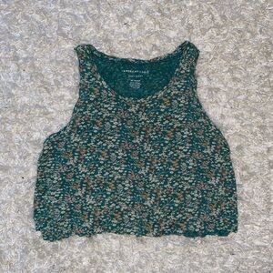 American eagle cropped tank